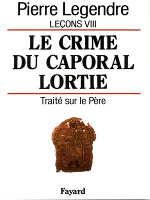 cover image of Le Crime du caporal Lortie